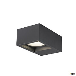 Acheter Slv Applique extérieure ESKINA FRAME, simple, anthracite, LED, 15W, 3000/4000K, IP65, interrupteur CCT