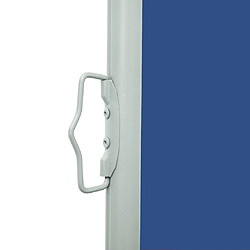 Avis vidaXL Auvent latéral rétractable de patio 600x160 cm bleu