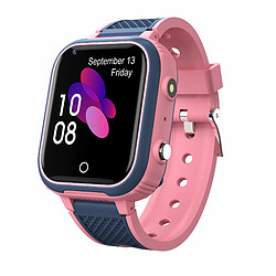 Universal Montres intelligentes Caméras pour enfants Étanches Montres intelligentes pour enfants Étudiants Moniteurs d'appels vidéo Trackers Position Téléphones Montres | Montres intelligentes (rose)