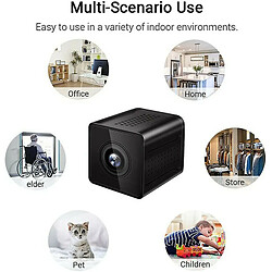 Acheter Chrono HD 1080P sans Fil WiFi Mini Caméra Vision Nocturne Sécurité Vidéo Surveillance À Distance Moniteur Détection De Mouvement Micro Caméscope -128 GO(Noir)