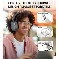 Edifier W830NB - Casque Supra-auriculaire sans Fil avec ANC -45 DB, Batterie 94H, Son Haute résolution LDAC, Bluetooth V5.4 - Gris pas cher