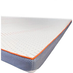 Surmatelas DODO ERGO LATEX - 160x200 cm - 100% Polyester Stretch Déhoussable