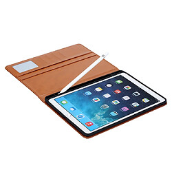 Wewoo Housse Étui Coque en cuir à rabat horizontal Texture de peau pour iPad 9.7 2018/2017 / Air / Air 2 / Pro 9.7avec cadre photo et supportlogements cartes et porte-cartes Rouge pas cher