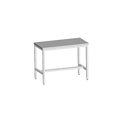 Table Inox Soudée Centrale 1200X600X850 MM - L2G - F-STC126