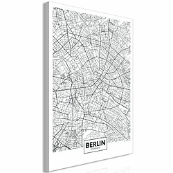 Paris Prix Tableau Imprimé Map of Berlin 40 x 60 cm