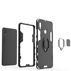 Avis Wewoo Coque Housse de protection antichoc PC + TPU pour HuHonor Note 10, avec support d'anneau magnétique (Noir)