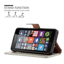 Cadorabo Coque Nokia Lumia 640 Etui en Marron pas cher