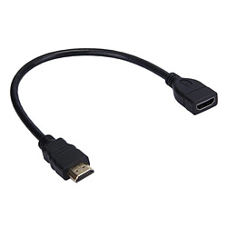 Wewoo Câble Adaptateur Femelle Haute Vitesse HDMI 19 Broches vers HDMI 19 Broches, Longueur: 30cm