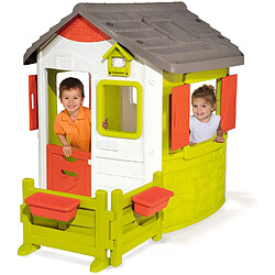 SMOBY - NEO JURA LODGE PLAYHOUSE AVEC JARDIN / Référence 810501