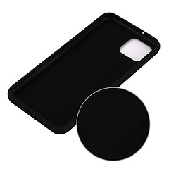 Coque en silicone liquide souple noir pour votre Google Pixel 4