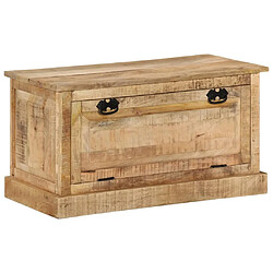 Maison Chic Banc de rangement | Meuble de rangement d'Entrée | Coffres d'Intérieur de chaussures 85x40x45 cm Bois de manguier -MN45413