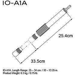 IO-A1A IO-Equipped Short Telescopic Arm Triad-Orbit pas cher