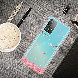 Coque en TPU antichoc fleurs qui tombent pour votre Samsung Galaxy A13 4G