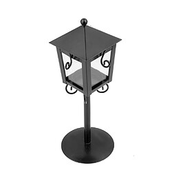 4 Pièces Bougeoir De Table En Métal Style Rétro Chandelier Noir Pièce Maîtresse pas cher