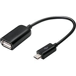 Sandberg OTG Adapter MicroUSB M - USB F câble USB