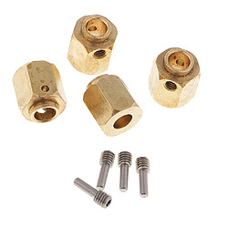 Acheter Adaptateur Hexagonal De Moyeux De Roue Hexagonaux 4 Pièces Pour TRX4 RC Crawler 12mm