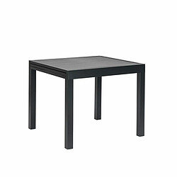 BigBuy Garden Table de Salle à Manger Thais Graphite Aluminium 90 x 90 x 74 cm