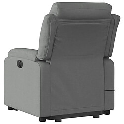 Avis vidaXL Fauteuil de massage inclinable Gris foncé Tissu