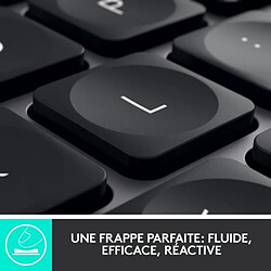 LOGITECH - Clavier sans fil MX Keys - Connectivité - USB Interface - Français - Bluetooth/RF - AZERTY - Noir