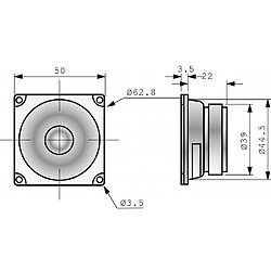 Alpexe VS-FRWS5/4 - Haut-parleur (4007540022093)