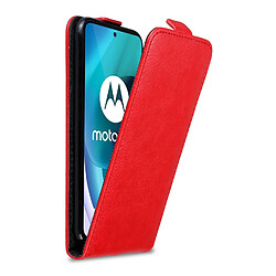 Cadorabo Coque Motorola MOTO G71 5G Etui en Rouge