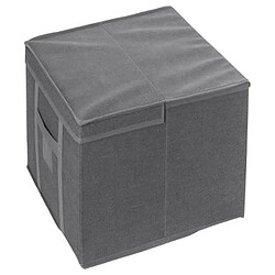 Atmosphera, Createur D'Interieur Sac compresseur avec coffre de rangement - 40 x H. 25 cm -Gris pas cher