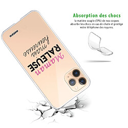 Avis Coque iPhone 11 Pro Max 360 intégrale transparente Maman raleuse Ecriture Tendance Design Evetane.