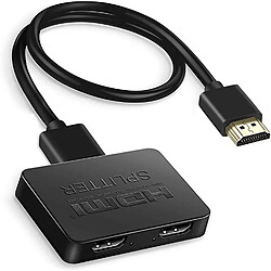 INF Répartiteur HDMI 4K 1 entrée / 2 sorties Black