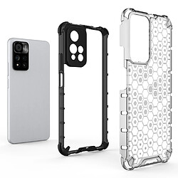 Coque en TPU anti-rayures, motif nid d'abeille, antichoc blanc pour votre Xiaomi Redmi Note 11 Pro Plus/Redmi Note 11 Pro