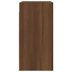 Avis vidaXL Meuble TV Chêne marron 30,5x30x60 cm Bois d'ingénierie