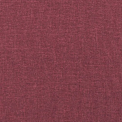 Maison Chic Ensemble de canapés 2 pcs avec coussins, Canapé droit Sofa pour Salon Rouge bordeaux Tissu -GKD459621 pas cher