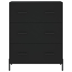 Acheter vidaXL Buffet noir 69,5x34x90 cm bois d'ingénierie