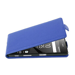 Cadorabo Coque Sony Xperia Z5 PREMIUM Etui en Bleu