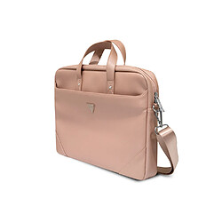 Guess Maroquinerie Guess Sacoche pour Ordinateur Portable 16'' Modèle Saffiano Rose