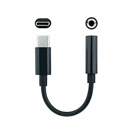 ? Adaptateur USB Type C-M vers Prise 3,5 Mm-H - 11 Cm Noir