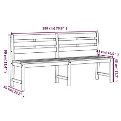 vidaXL Ensemble à manger de jardin 5pcs Bois de teck massif pas cher