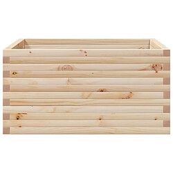 Acheter vidaXL Jardinière 90x90x46 cm bois de pin massif