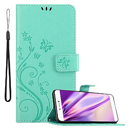 Cadorabo Coque Huawei P8 Etui en Turquoise