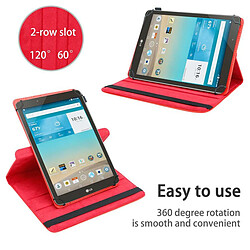 Cadorabo Coque LG G Pad F (8.0 Zoll) Etui en Rouge