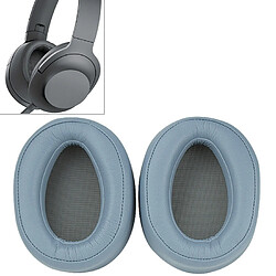 Wewoo Coussinets Mousse Étui de protection pour casque en éponge avec une paire Sony MDR 100AAP bleu