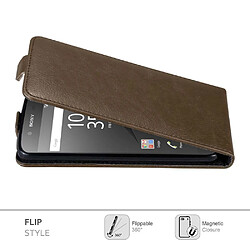 Avis Cadorabo Coque Sony Xperia Z5 Etui en Marron