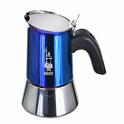 Cafetière Italienne Bialetti New Venus 2 Tasses Bleu Acier inoxydable 100 ml