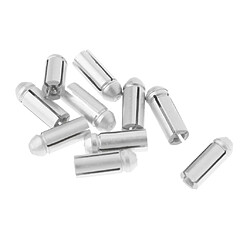 10pcs protecteurs de vol en aluminium épargnants accessoire de dard universel argenté pas cher