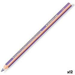 Promark Noris Jumbo 128/1284 - Crayon De Couleur Triangulaire Gros Module Violet - Pack de 12