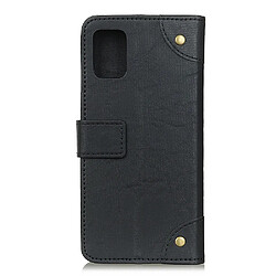 Avis Wewoo Housse Coque Pour Galaxy S11E Boucle en cuivre Rétro Crazy Horse Texture cuir à rabat horizontal avec support et fentes cartes et portefeuille noir