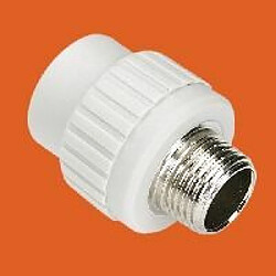 PPR connecteur raccord coupleur adaptateur 20x1/2`` Filetage M, ensemble de 10 pièces