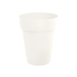 Pot de fleur rond Toscane Ø 44 x H.53 cm - Blanc - Eda