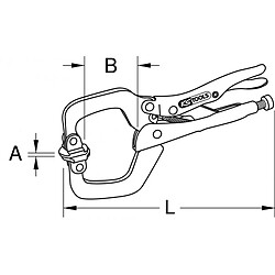 Acheter KS TOOLS 115.1178 Pince étau auto-ajustable, 0-25 mm