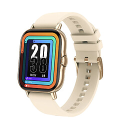 Chrono Montre connectée écran HD de 1,78 Pouces, Tracker de Fitness avec oxygène sanguin, Tension artérielle, Moniteur de fréquence Cardiaque, IP67 étanche pour iOS Android-d'or