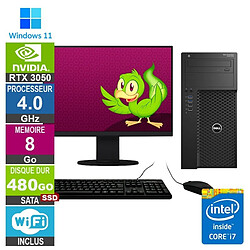 Dell PC Gamer LPG-3620 i7-6700 4.00GHz 8Go/480Go SSD/RTX 3050/22" - Reconditionné